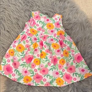 Vibrant Floral Kids Dress
